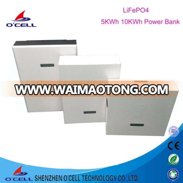 Manufacturer supply 4.4KWh 5KWh 10KWh 48V lifepo4 battery power wall for solar system